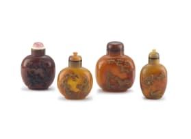 A Chinese agate snuff bottle, 19th/20th century