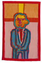Robert Hodgins; Blue Suit Guy, tapestry