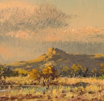 Otto Klar; Bushveld Landscape with River