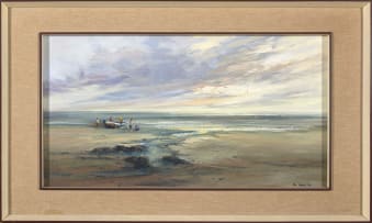 Mel Brigg; Fishermen on the Beach