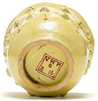 Hylton Nel; Yellow Vase with Bumps