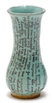 Hylton Nel; Slender Vase with Text