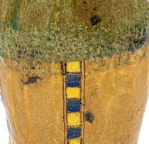 Hylton Nel; A Pair of Green and Yellow Vases, two