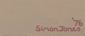 Simon Rhys Jones; Seated Figure on a Bench