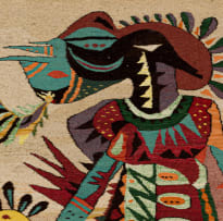 Masana Tapestries; Night and Day, tapestry