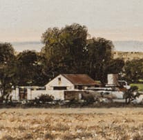 John Meyer; Landscape with Houses