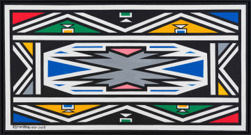 Esther Mahlangu; Ndebele Design III