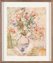 Wolf Kibel; Vase of Flowers