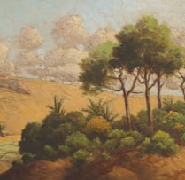 Leo François; Landscape with Trees