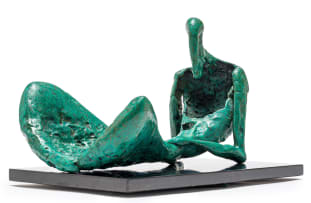 Stella Shawzin; Reclining Figure