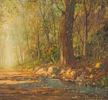Gabriel de Jongh; Path through the Woods
