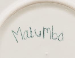 Matumbo Nduve; Butterfly Plate