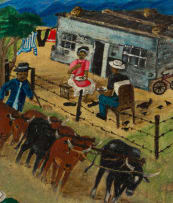Ernest Sebolai; Rural Town Scene