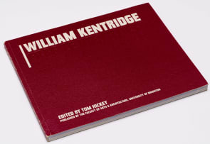 A William Kentridge Library; including 74 titles by various authors, each signed by William Kentridge, two with doodle drawings by the artist on the title pages (nos 19 and 27), and a collection of gallery programmes and other exhibition material.