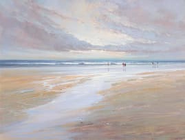 Mel Brigg; Figures on a Beach