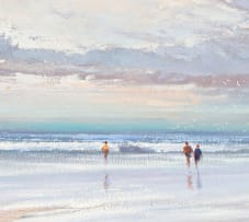 Mel Brigg; Figures on a Beach