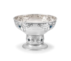 A large Danish silver rose bowl, Christian F. Heise, Copenhagen, 1904-1932