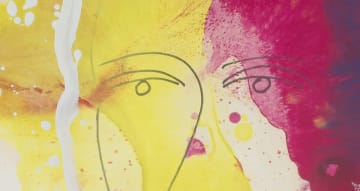 Christo Coetzee; Head (Yellow, Pink and Purple)