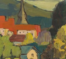 Walter Westbrook; View over a Village