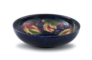 A William Moorcroft leaf-and-berry bowl, 1947-1953