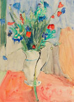 Maud Sumner; Vase of Mixed Flowers