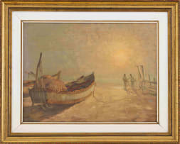 Nils Andersen; Fishermen and Boats