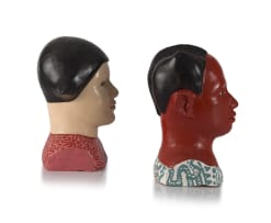 Claudette Schreuders; Ceramic Busts, two