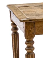 A French oak table, 19th century