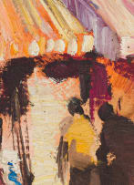 Ruth Squibb; Street Scene with Figures