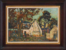 Sydney Carter; Cape Dutch House between the Trees