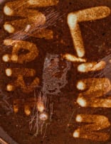 A Linn Ware celadon and rust-glazed tankard