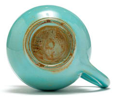 A Linn Ware turquoise-glazed bowl