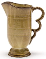 A South African brown-glazed jug