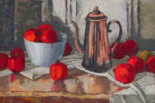 David Botha; Still Life with Pomegranates