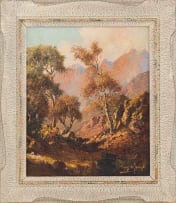 Tinus de Jongh; Landscape with Rocks with Trees