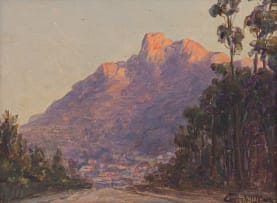 Edward Clark Churchill Mace; Evening – The Simonsberg, Simonstown