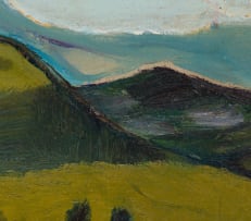 Pranas Domsaitis; Landscape with Figure