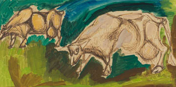 Zoltan Borbereki; Grazing Cattle