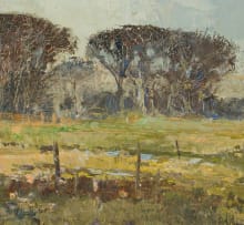 Errol Boyley; Landscape with Line of Trees