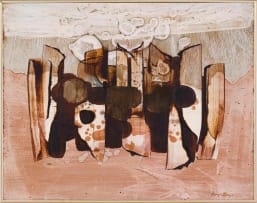 George Boys; Abstract Composition in Brown