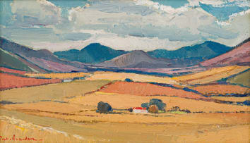 Piet van Heerden; Overberg Landscape