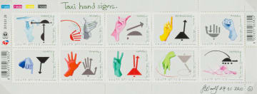 Susan Woolf; Taxi Hand Signs, Stamps