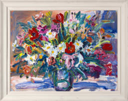 Gerhard Batha; Flowers in a Vase