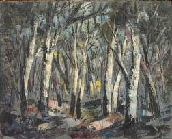 George Enslin; Forest Scene