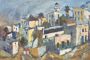 George Enslin; Bo-Kaap with Mosque