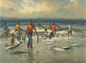Dino Paravano; Trek net Fishermen, False Bay