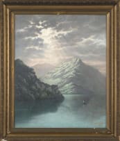 Jan Ernst Abraham Volschenk; A Lake in Switzerland