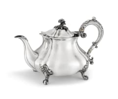 A William IV silver teapot, William Bateman, London, 1835
