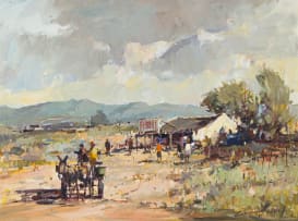 Christiaan Nice; Donkey Cart and Trading Store