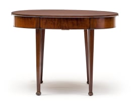 A George III mahogany gate-leg tea table